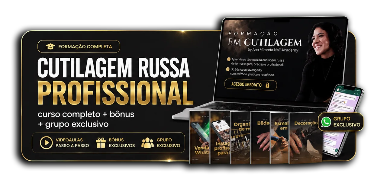 Mockup da formação Cutilagem Russa Profissional